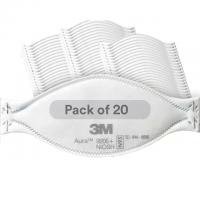 20 3M Aura N95 Foldable Particulate Respirators