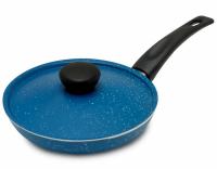 6in Nonstick Egg Pan with Handle and Lid