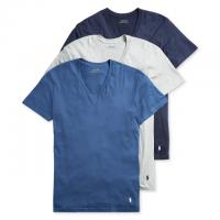 3 Polo Ralph Lauren Men's Slim Fit Classic T-Shirts