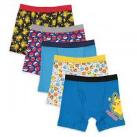 5-Pack Pokemon Boys Boxer Briefs