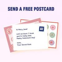 Mailed Not Pot Valentine\'s Day Postcard