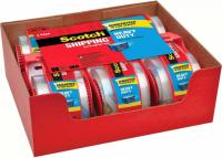 6 Scotch Heavy Duty Packaging Tape with Dispenser