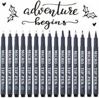 15 Tebik Hand Lettering Calligraphy Pens