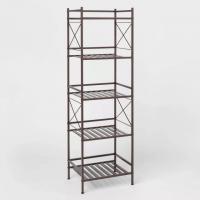 Threshold Square Tube 5 Tier Decorative Shelving Unit