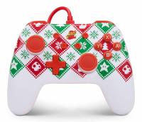 PowerA Wired Mario Holiday Sweater Nintendo Switch Controller