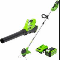 Greenworks 40V Cordless String Trimmer and Leaf Blower