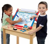 17.5in Melissa & Doug Wood Tabletop Art Easel