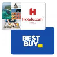 Hotels Gift Card + Best Buy Gift Card