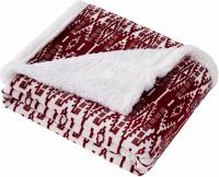 Eddie Bauer Ultra-Plush Collection Throw Blanket-Reversible Sherpa Fleece