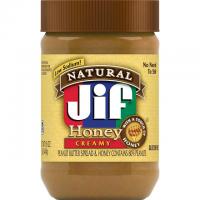 Jif Natural Creamy Peanut Butter Spread with Honey