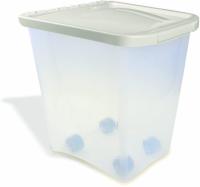 25lb Van Ness Fresh-Tite Seal Wheeled Pet Food Container