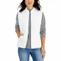 Karen Scott Petite Quilted Puffer Vest