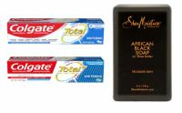 2 Colgate Total Toothpastes with Sheamoisture Soap
