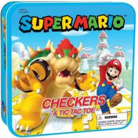 Super Mario vs Bowser Checkers Tic Tac Toe Game