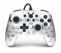 Nintendo Switch PowerA Enhanced Pikachu Silver Wired Controller