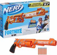 Nerf Fortnite 6-SH Dart Blaster with Rotating 6-Dart Drum