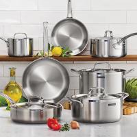 Tramontina Tri-Ply Clad Stainless Steel Cookware Set
