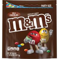 M&M Milk Chocolate Candy Party Size Bag