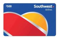 Southwest Airlines Discounted Gift Cards 16% Off