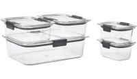 Rubbermaid 10-Piece Brilliance Plastic Food Storage Containers