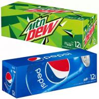 36 Coke or Pepsi Soda Products