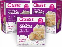 24 Quest Nutrition Birthday Cake Frosted Cookies