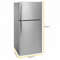 Whirlpool 19.2ft Top Freezer Refrigerator