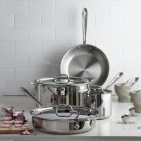 All-Clad 7-Piece Stainless Steel Cookware Set