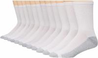 12 Hanes Men\'s Double Tough Crew Socks