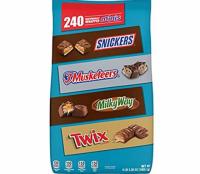 240 Minis Size Chocolate Candy Variety Pack