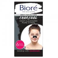 6 Biore Charcoal Deep Cleansing Pore Strips