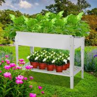 Ainfox Garden Raised Planter Box with Wheels