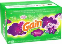 240 Gain Moonlight Breeze Dryer Sheets