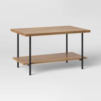 Room Essentials Wood and Metal Coffee Table