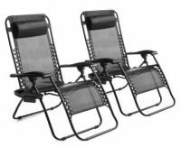2 Mainstays Zero Gravity Chair Outdoor Lounger