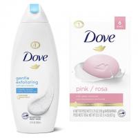 2 Dove Body Wash or Soap + Walgreens Cash