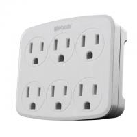 Woods 6-Outlet Wall Tap Adapter