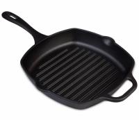 Victoria Cast Iron Deep Grill Pan