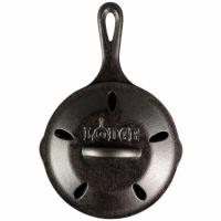 Lodge 6.5in Cast Iron Seasoned Smoker Skillet