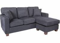 OSP Home Furnishings Russell Reversible Sectional Sofa