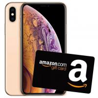 Apple iPhone XS 64GB Gold + 3 Months Service + Amazon Gift Card