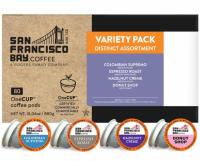 80 San Francisco Bay Coffee OneCUP Variety Keurig Coffee Pods