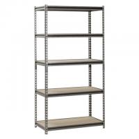 72in Muscle Rack 5-Shelf Steel Shelving Unit