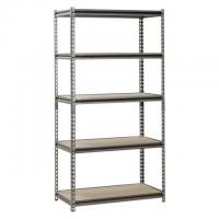 72in Muscle Rack 5-Shelf Steel Shelving Unit