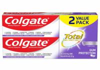 2 Colgate Total Gum Protection Mint Toothpaste