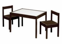 Your Zone Kids Dry Erase Activity Table and Chairs Set