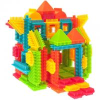 PicassoTiles PTB120 120-Piece Bristle Shape 3D Building Blocks