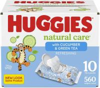 560 Huggies Natural Care Refreshing Baby Wipes