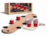 Portable Mini Flip Cup Challenge with Built-in Launchers