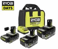 Ryobi One+ 18v Lithium Ion Starter Kit